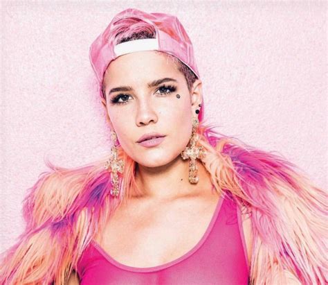 halsey naked|Halsey Frees the Nipple for Playboy to Make a Powerful Statement.